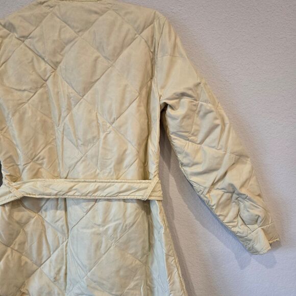 Vintage Small Eddie Bauer Quilted Down Filled Duster Coat - Picture 8 of 8
